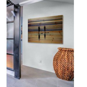 HANDMADE  PARVES TAJ' NATURAL PINE WOOD ART